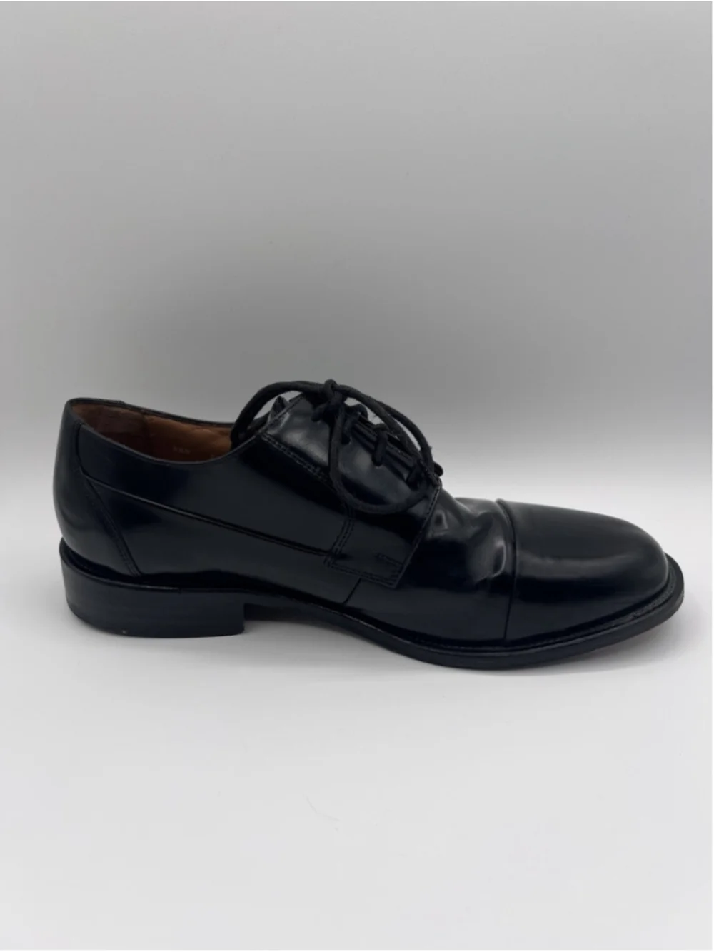 Bostonian Oxford Dress Shoes Black Leather 25030 06023 Men’s Size 8.5
